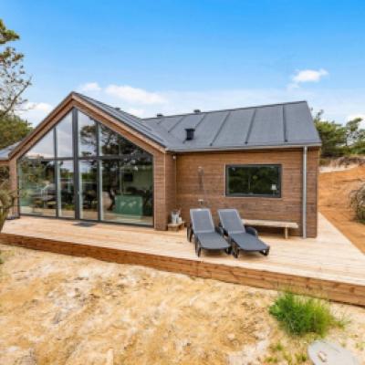 Charmantes Ferienhaus mit Außendusche und Panoramablick, Dänemark